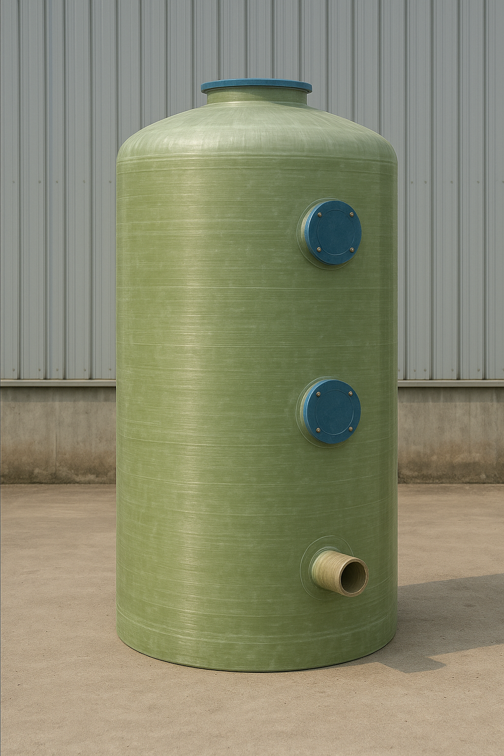 FRP Vertical Water Tank